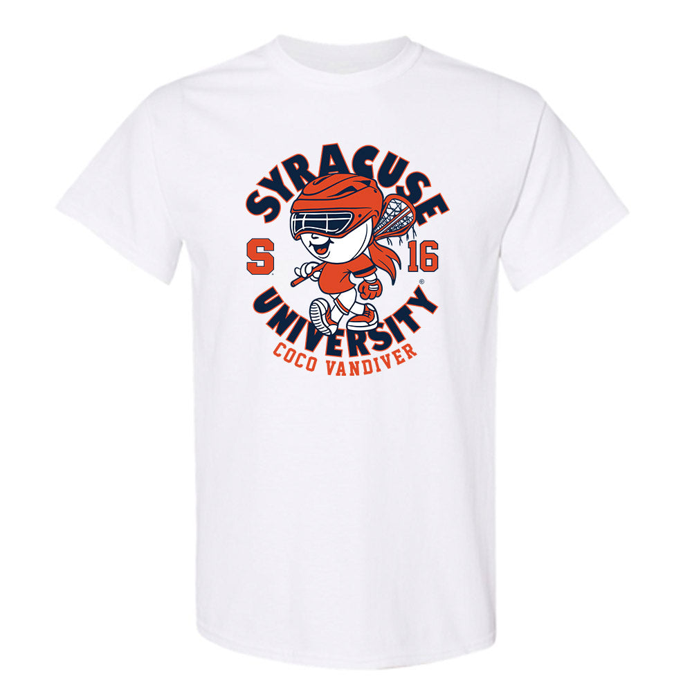 Syracuse - NCAA Women's Lacrosse : Coco Vandiver - Fashion Shersey T-Shirt-0