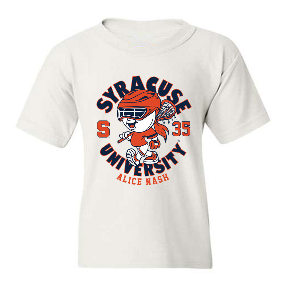 Syracuse - NCAA Women's Lacrosse : Alice Nash - Fashion Shersey Youth T-Shirt-0