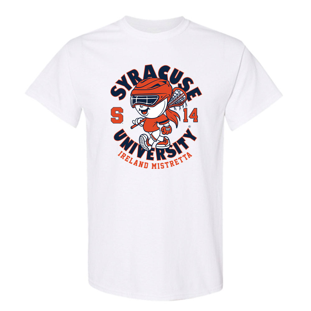 Syracuse - NCAA Women's Lacrosse : Ireland Mistretta - Fashion Shersey T-Shirt-0