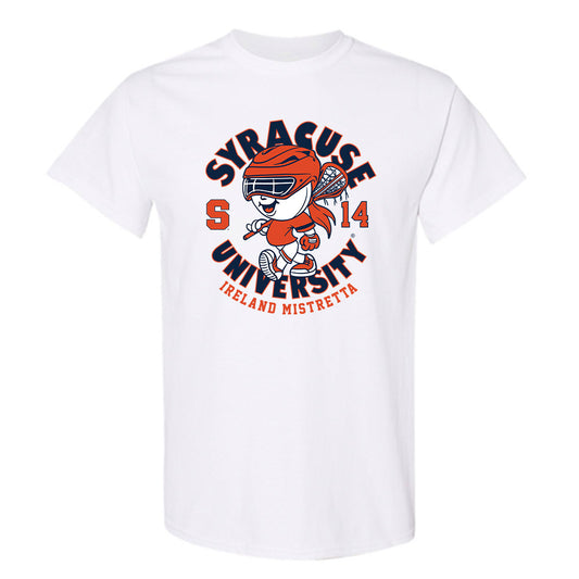Syracuse - NCAA Women's Lacrosse : Ireland Mistretta - Fashion Shersey T-Shirt-0