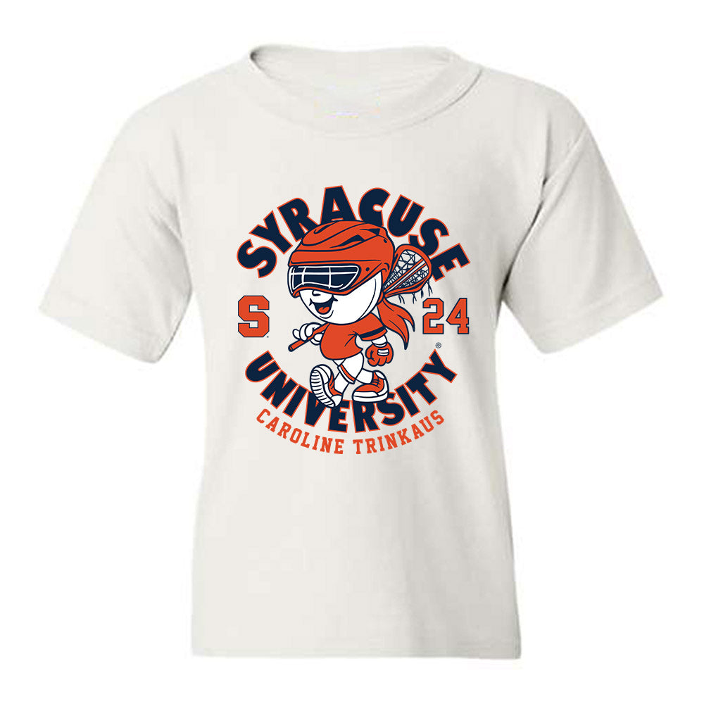 Syracuse - NCAA Women's Lacrosse : Caroline Trinkaus - Fashion Shersey Youth T-Shirt-0