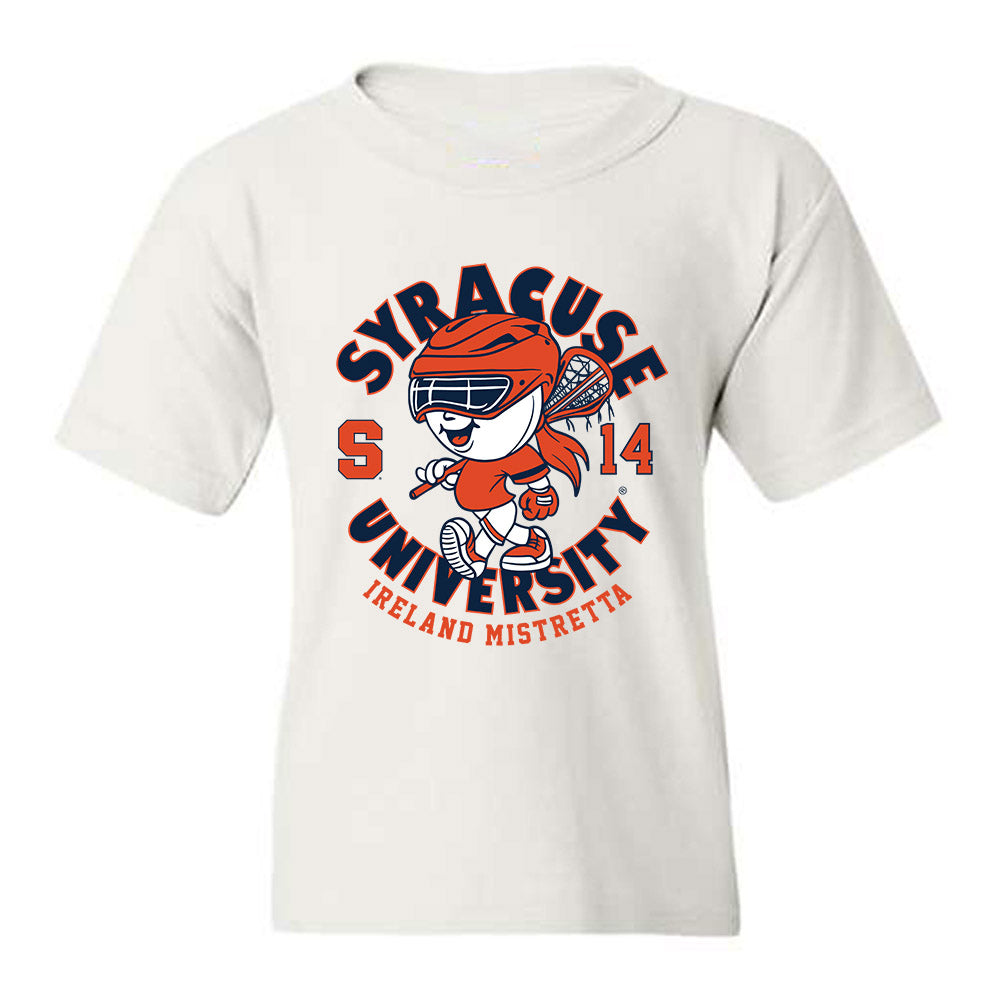 Syracuse - NCAA Women's Lacrosse : Ireland Mistretta - Fashion Shersey Youth T-Shirt-0
