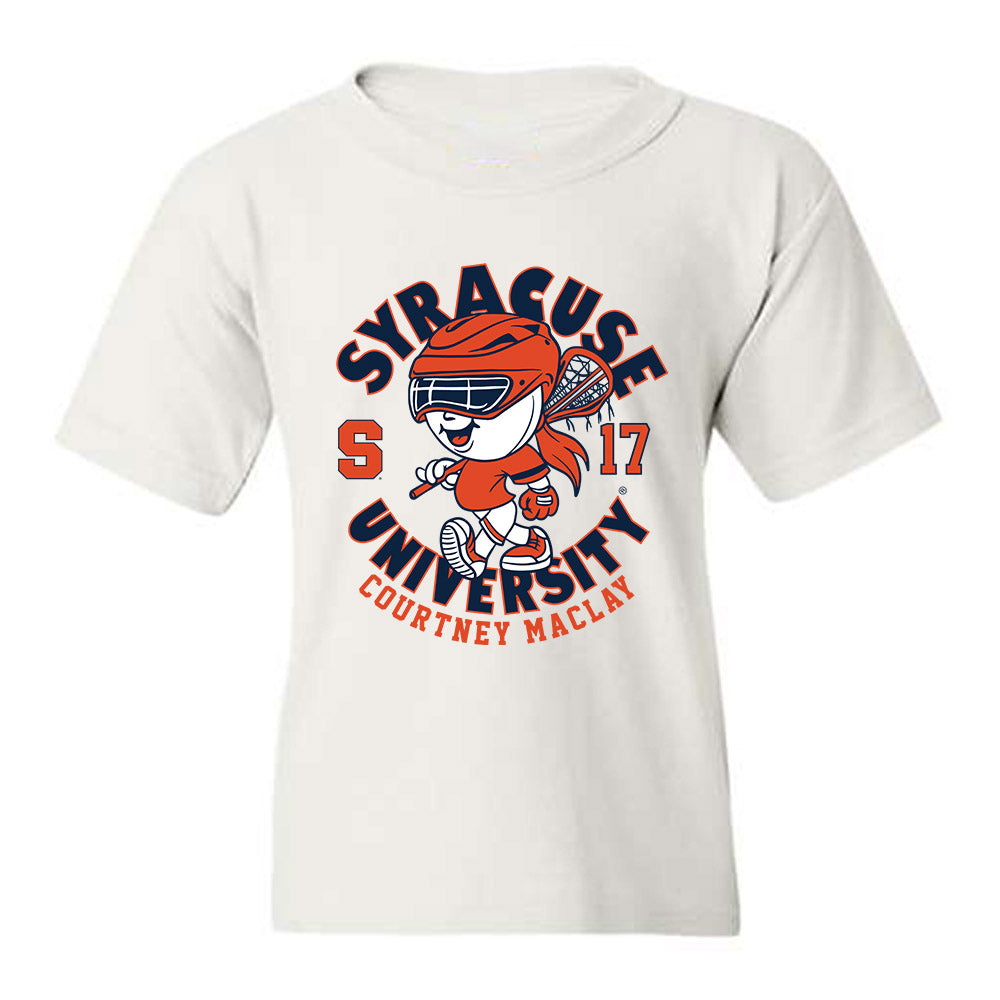 Syracuse - NCAA Women's Lacrosse : Courtney Maclay - Fashion Shersey Youth T-Shirt-0