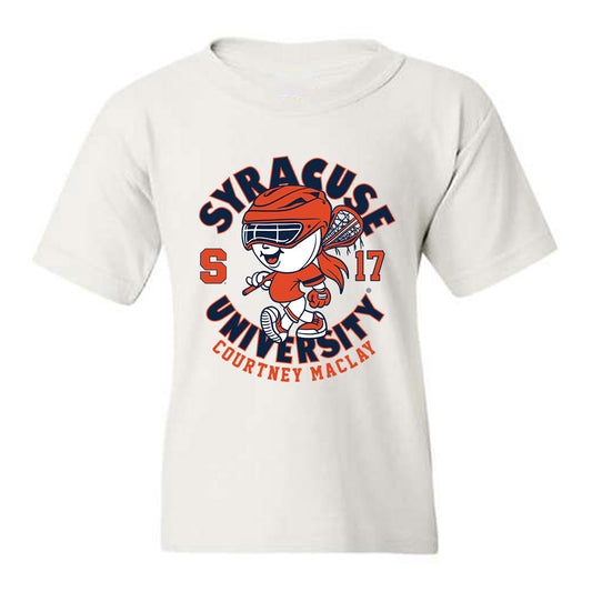 Syracuse - NCAA Women's Lacrosse : Courtney Maclay - Fashion Shersey Youth T-Shirt-0