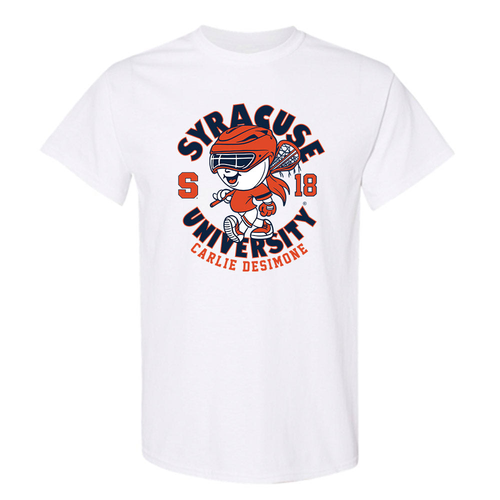 Syracuse - NCAA Women's Lacrosse : Carlie Desimone - Fashion Shersey T-Shirt-0