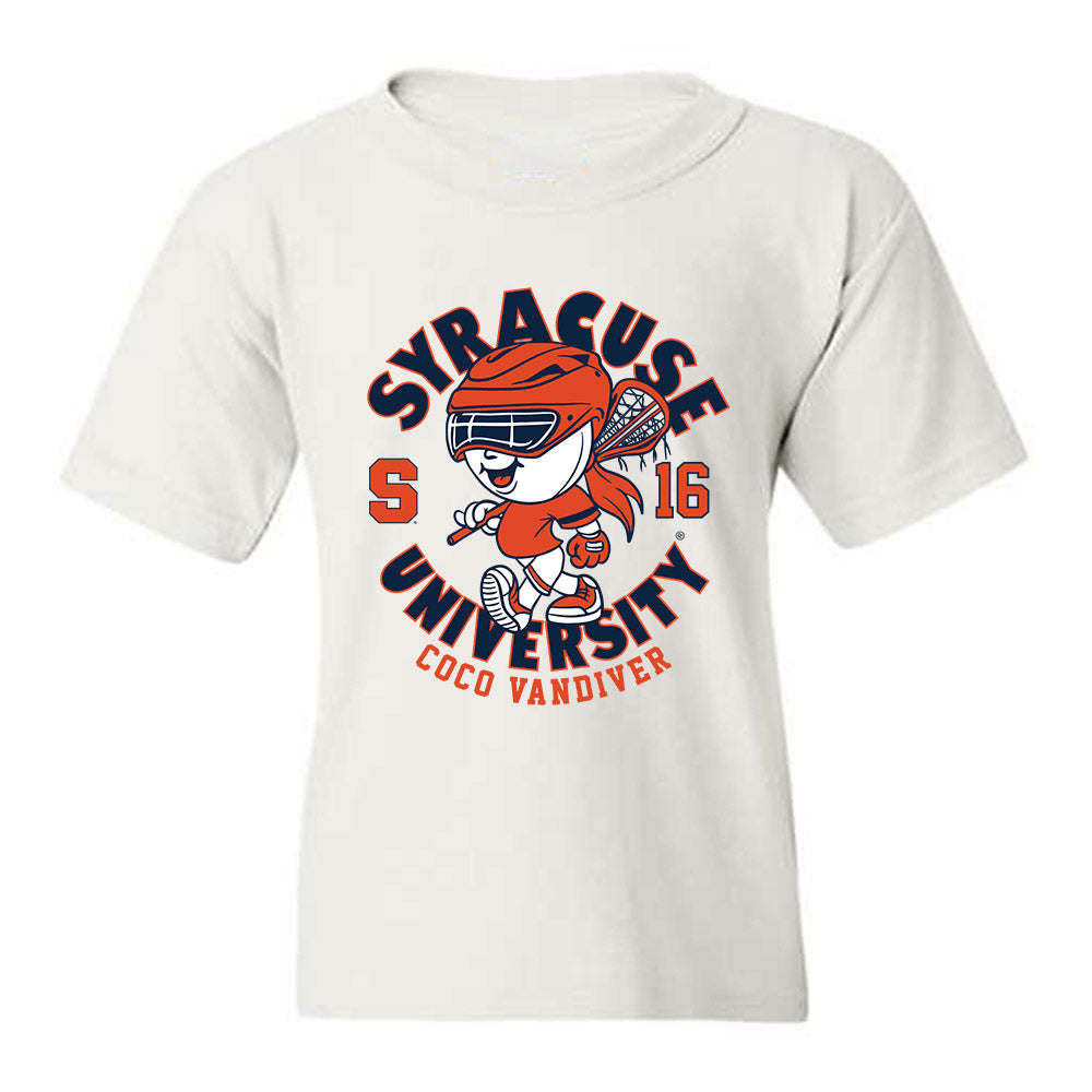 Syracuse - NCAA Women's Lacrosse : Coco Vandiver - Fashion Shersey Youth T-Shirt-0