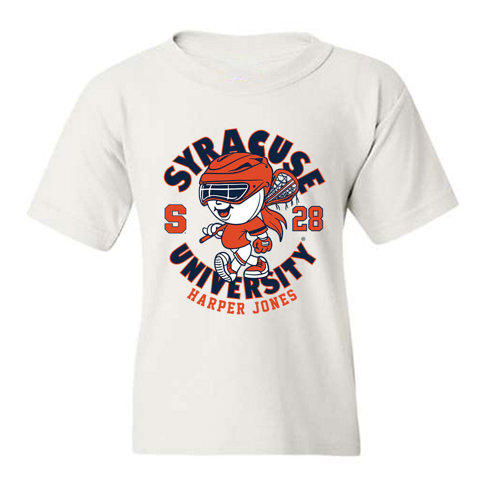 Syracuse - NCAA Women's Lacrosse : Harper Jones - Fashion Shersey Youth T-Shirt-0