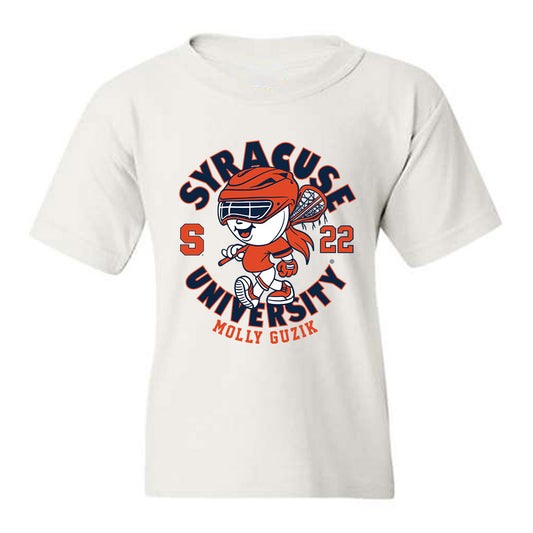 Syracuse - NCAA Women's Lacrosse : Molly Guzik - Fashion Shersey Youth T-Shirt-0