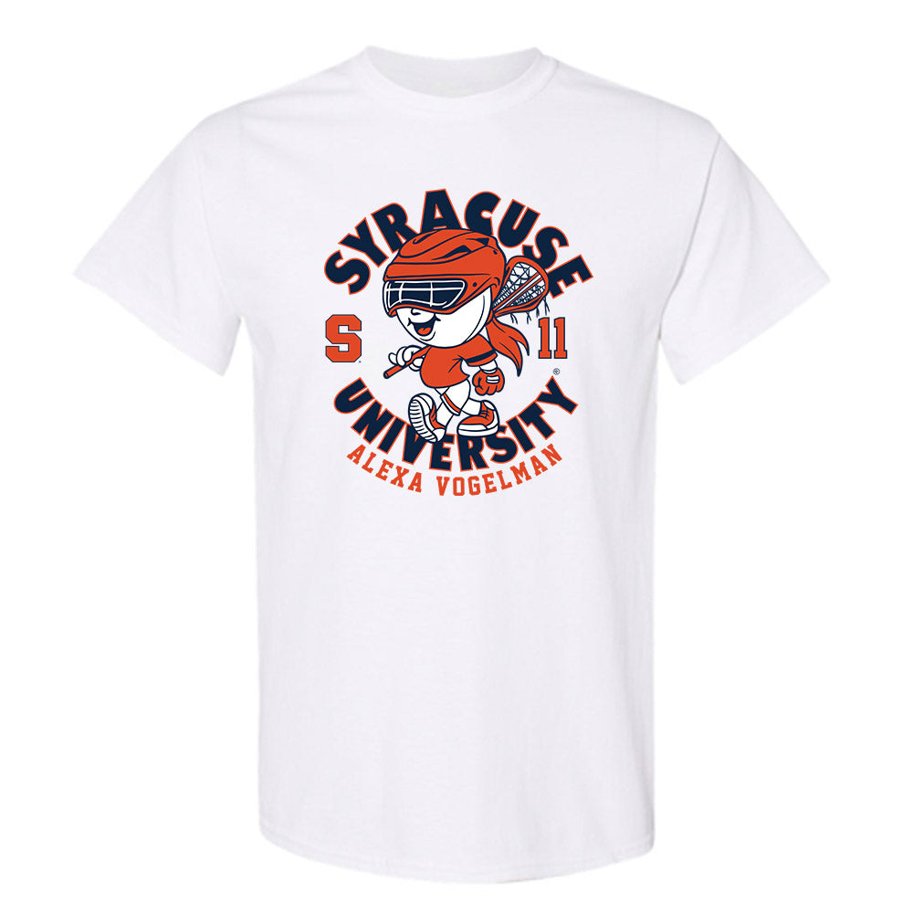 Syracuse - NCAA Women's Lacrosse : Alexa Vogelman - Fashion Shersey T-Shirt-0
