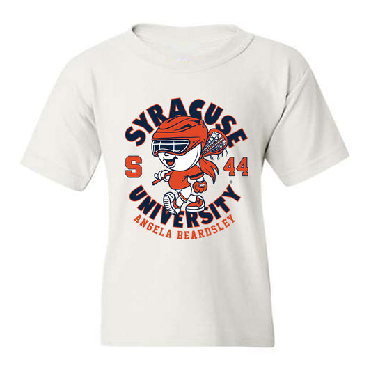 Syracuse - NCAA Women's Lacrosse : Angela Beardsley - Fashion Shersey Youth T-Shirt-0