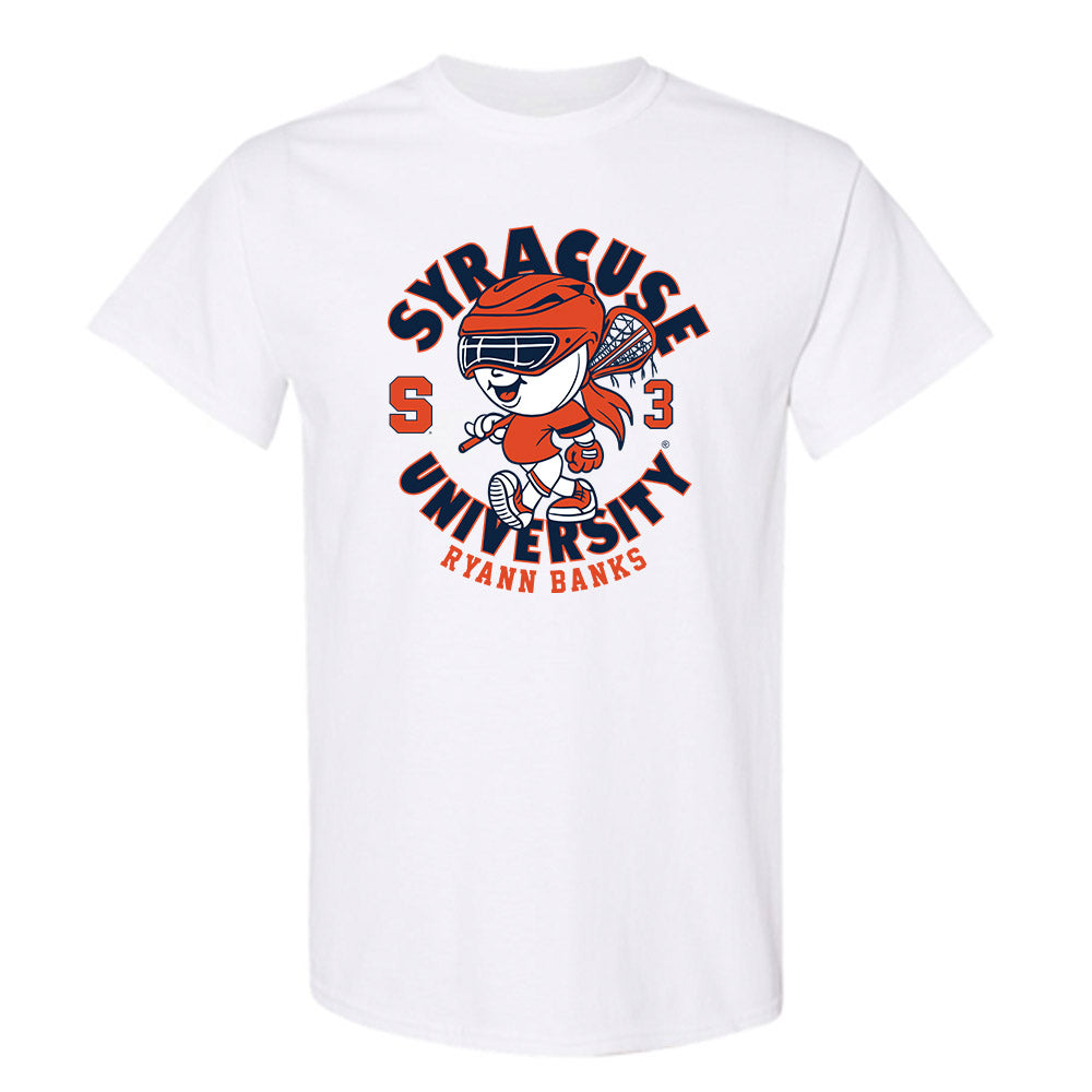 Syracuse - NCAA Women's Lacrosse : Ryann Banks - Fashion Shersey T-Shirt-0