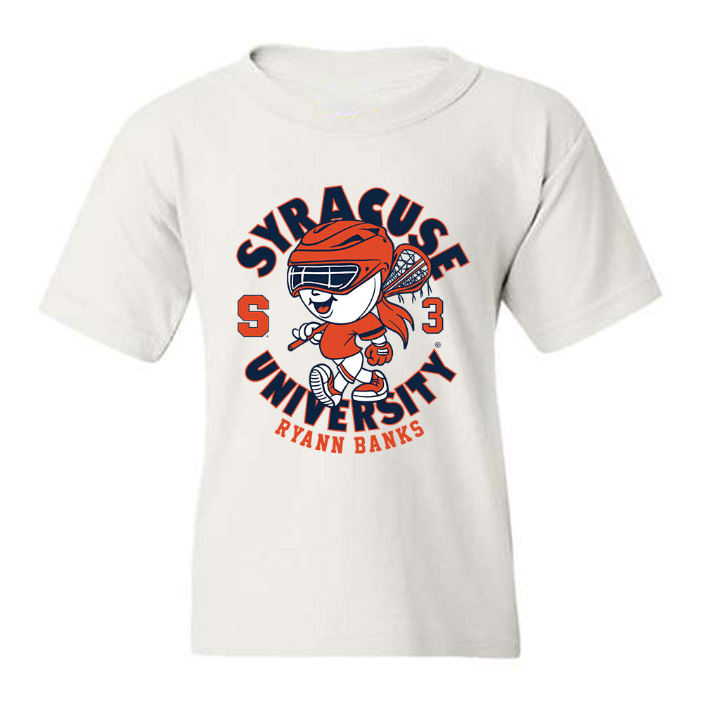Syracuse - NCAA Women's Lacrosse : Ryann Banks - Fashion Shersey Youth T-Shirt-0