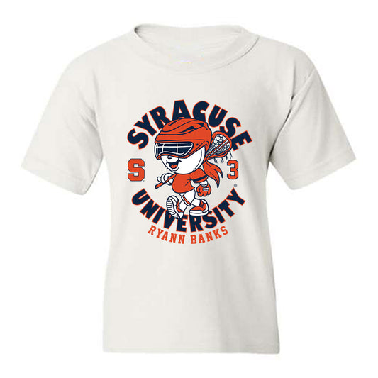 Syracuse - NCAA Women's Lacrosse : Ryann Banks - Fashion Shersey Youth T-Shirt-0