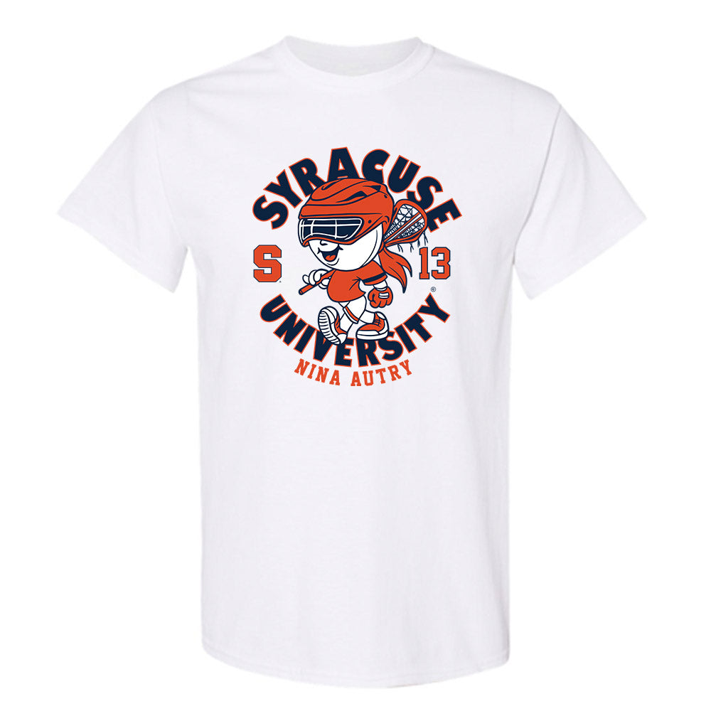 Syracuse - NCAA Women's Lacrosse : Nina Autry - Fashion Shersey T-Shirt-0