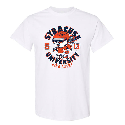 Syracuse - NCAA Women's Lacrosse : Nina Autry - Fashion Shersey T-Shirt-0