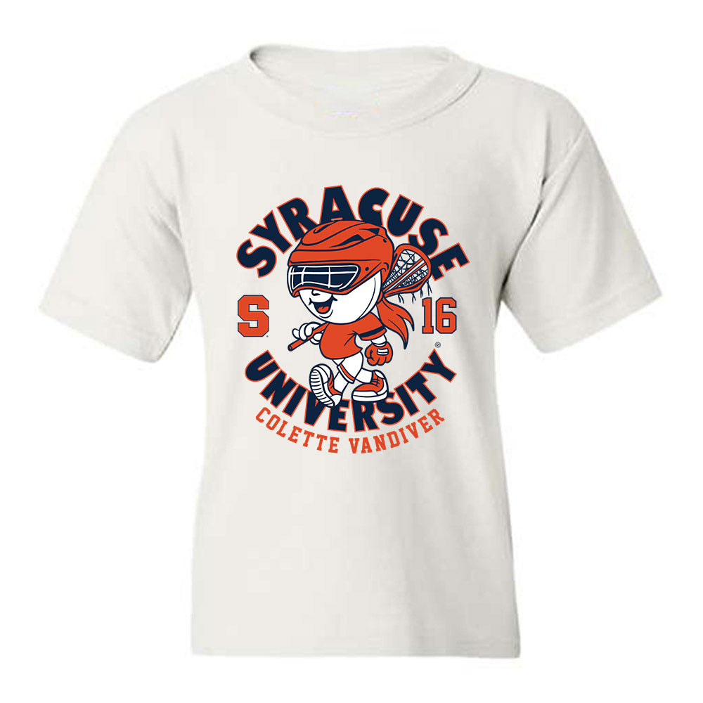 Syracuse - NCAA Women's Lacrosse : Colette Vandiver - Fashion Shersey Youth T-Shirt-0