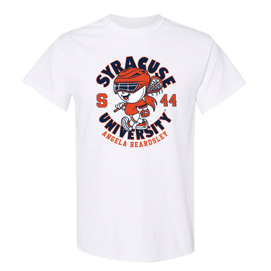 Syracuse - NCAA Women's Lacrosse : Angela Beardsley - Fashion Shersey T-Shirt-0