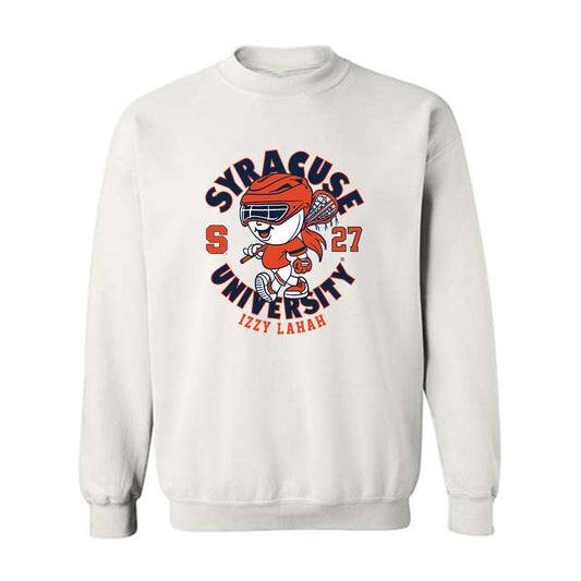 Syracuse - NCAA Women's Lacrosse : Izzy Lahah - Fashion Shersey Crewneck Sweatshirt-0