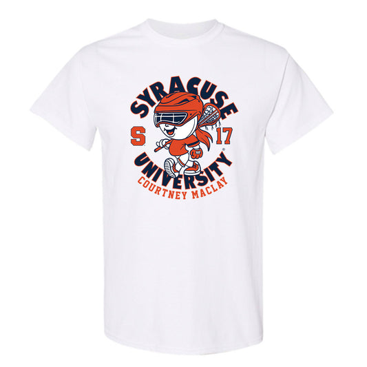 Syracuse - NCAA Women's Lacrosse : Courtney Maclay - Fashion Shersey T-Shirt-0