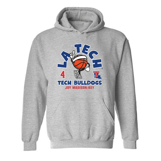 LA Tech - NCAA Women's Basketball : Joy Madison-Key - Fashion Shersey Hooded Sweatshirt-0