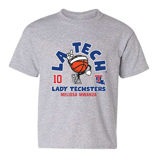 LA Tech - NCAA Women's Basketball : Melissa Mwanza - Fashion Shersey Youth T-Shirt-0