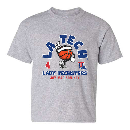 LA Tech - NCAA Women's Basketball : Joy Madison-Key - Fashion Shersey Youth T-Shirt-0