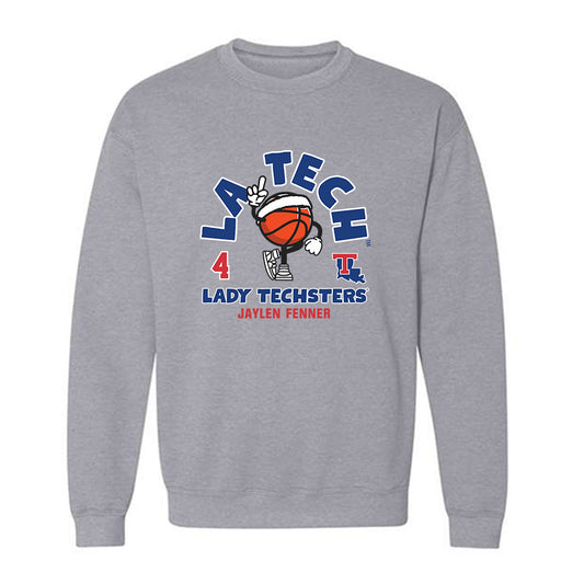LA Tech - NCAA Men's Basketball : Jaylen Fenner - Fashion Shersey Crewneck Sweatshirt-0