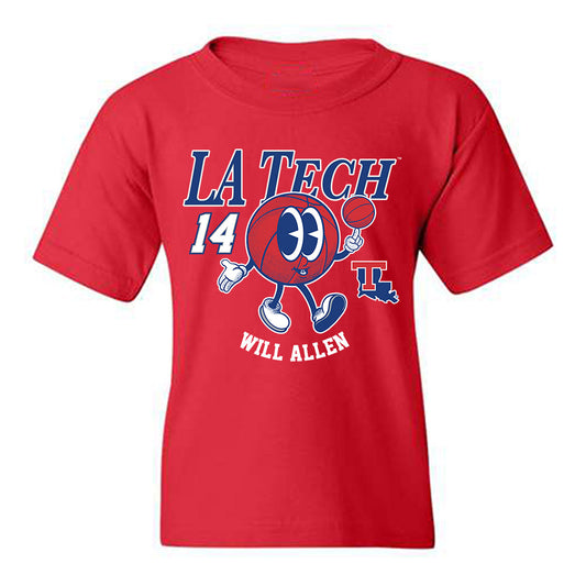 LA Tech - NCAA Men's Basketball : Will Allen - Fashion Shersey Youth T-Shirt-0
