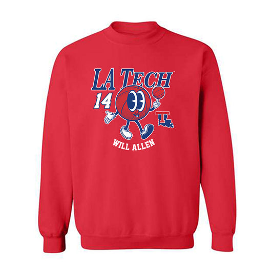 LA Tech - NCAA Men's Basketball : Will Allen - Fashion Shersey Crewneck Sweatshirt-0