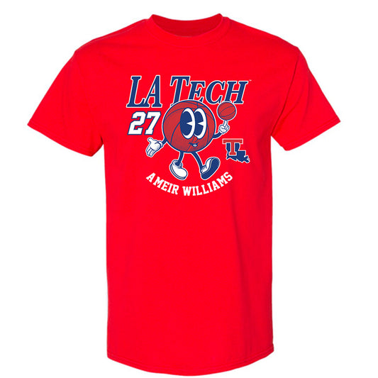 LA Tech - NCAA Men's Basketball : A'Meir Williams - Fashion Shersey T-Shirt-0