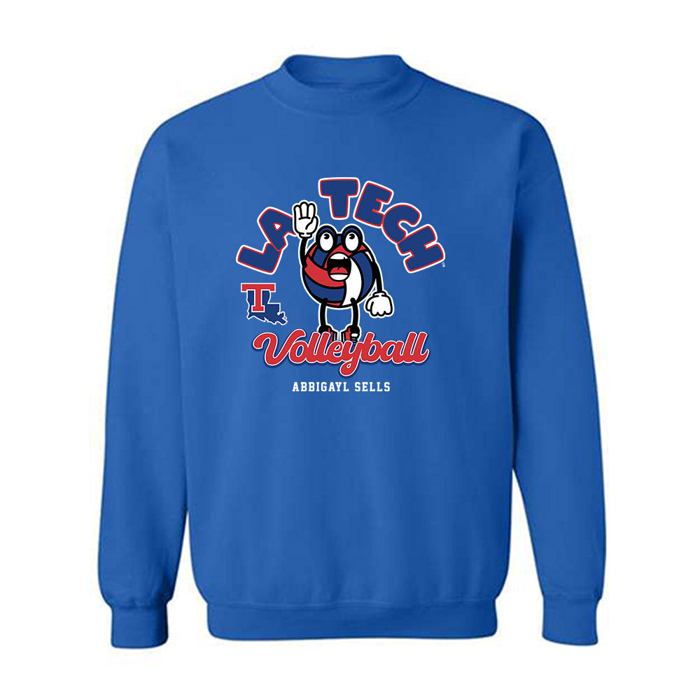 LA Tech - NCAA Women's Volleyball : Abbigayl Sells - Fashion Shersey Crewneck Sweatshirt-0