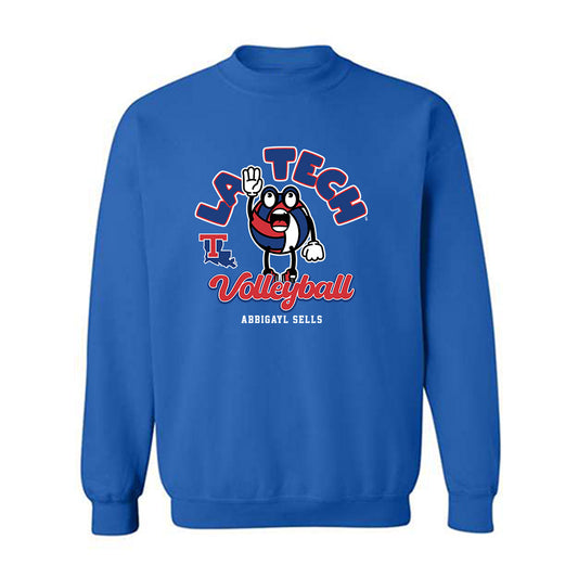 LA Tech - NCAA Women's Volleyball : Abbigayl Sells - Fashion Shersey Crewneck Sweatshirt-0