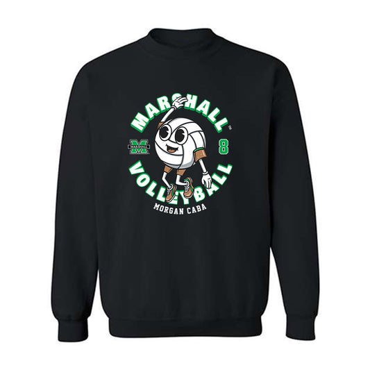 Marshall - NCAA Women's Volleyball : Morgan Caba - Fashion Shersey Crewneck Sweatshirt-0