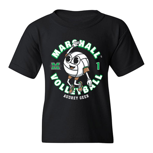 Marshall - NCAA Women's Volleyball : Audrey Geer - Fashion Shersey Youth T-Shirt-0