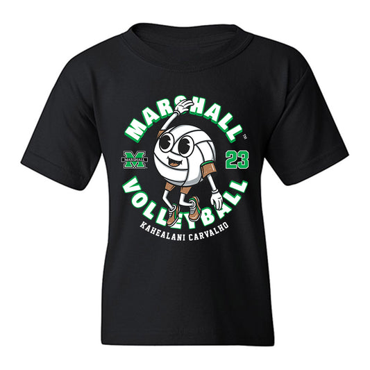 Marshall - NCAA Women's Volleyball : Kahealani Carvalho - Fashion Shersey Youth T-Shirt-0