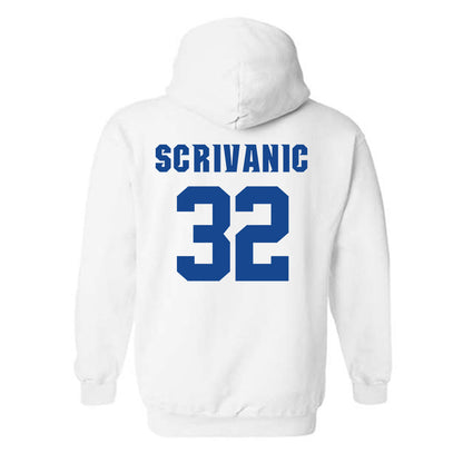 Seton Hall - NCAA Baseball : Frank Scrivanic - Replica Shersey Hooded Sweatshirt-1