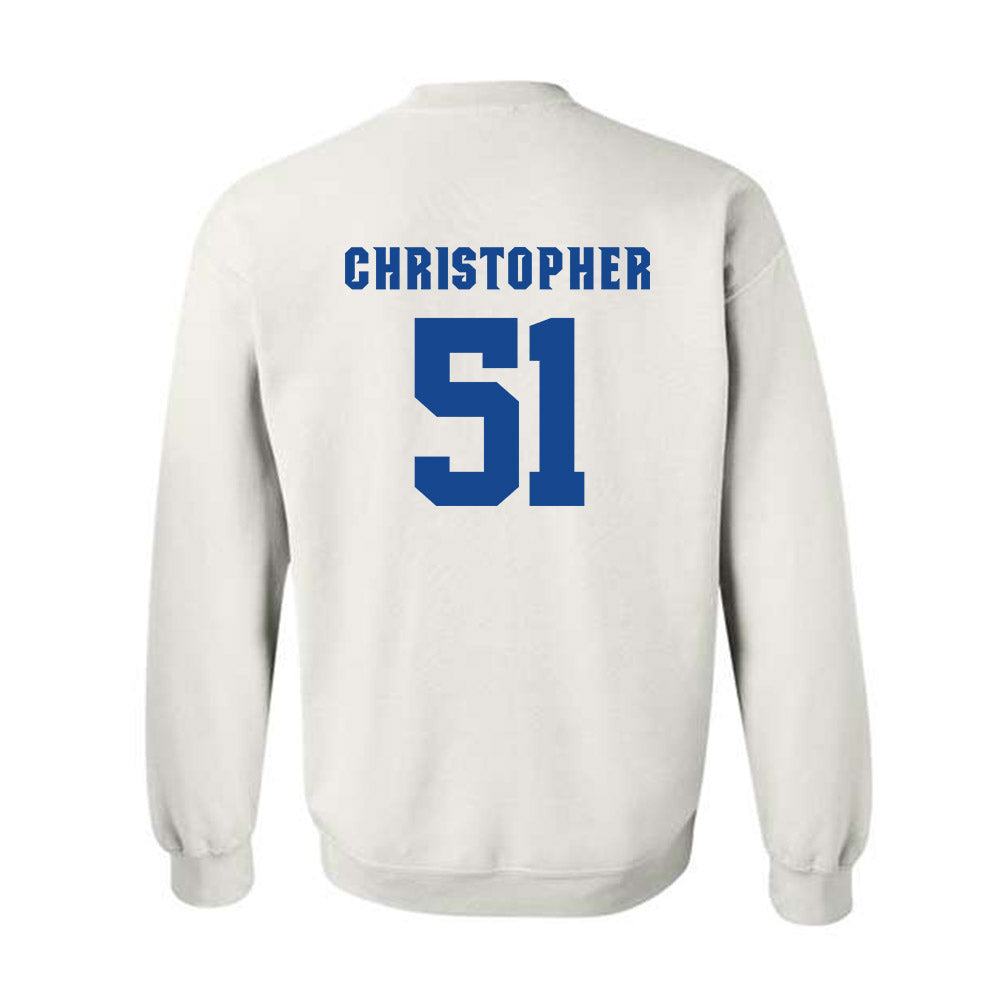 Seton Hall - NCAA Baseball : Mason Christopher - Replica Shersey Crewneck Sweatshirt-1