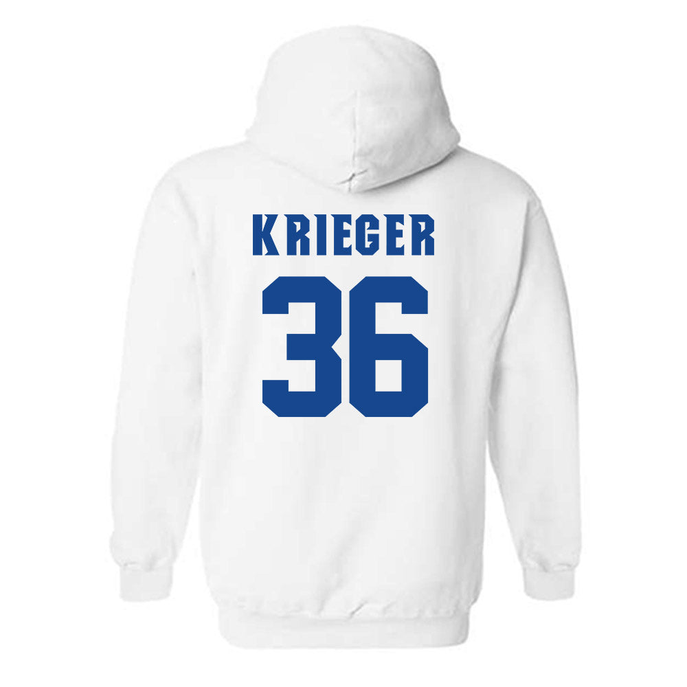 Seton Hall - NCAA Baseball : Magnus Krieger - Replica Shersey Hooded Sweatshirt-1