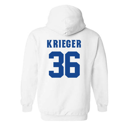 Seton Hall - NCAA Baseball : Magnus Krieger - Replica Shersey Hooded Sweatshirt-1