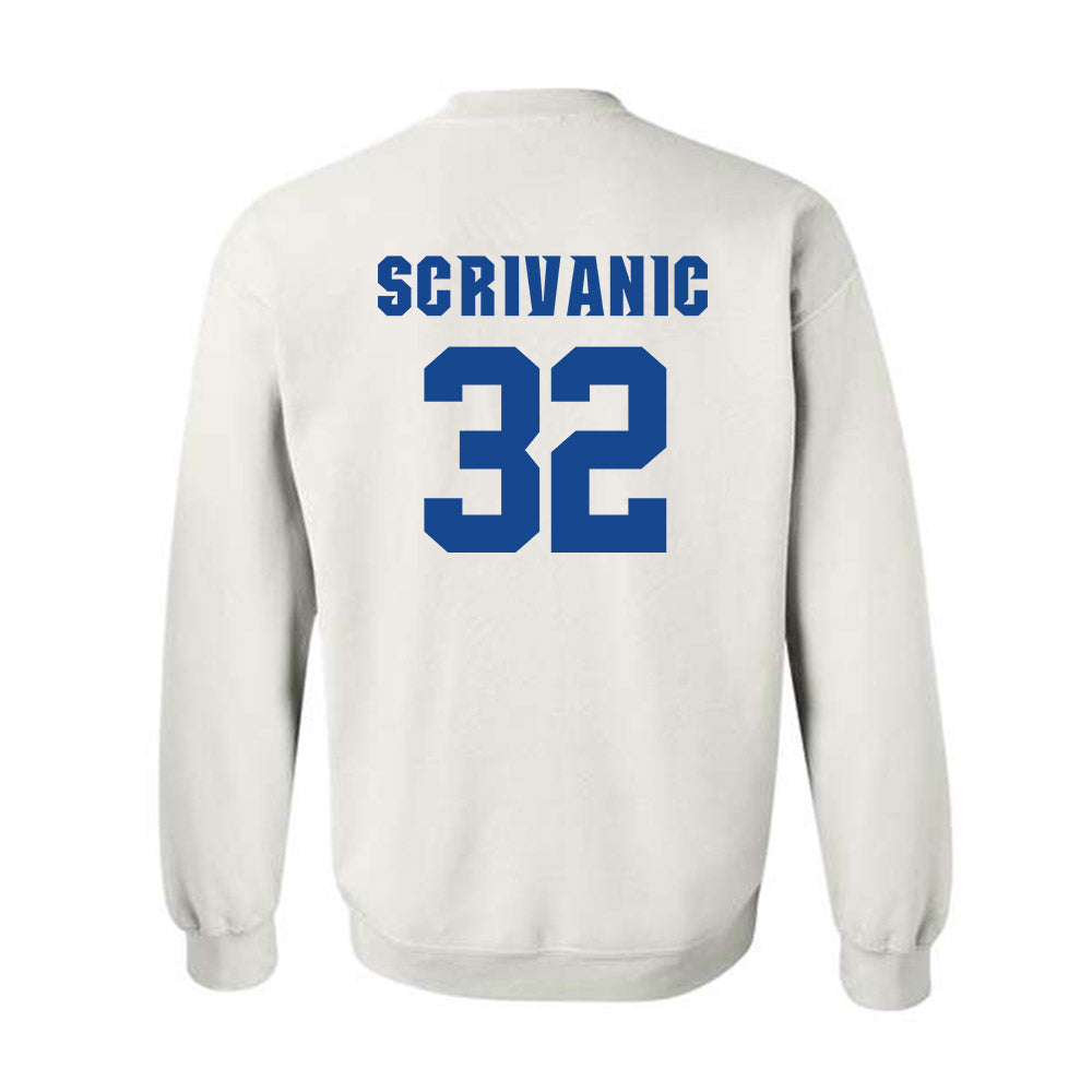Seton Hall - NCAA Baseball : Frank Scrivanic - Replica Shersey Crewneck Sweatshirt-1