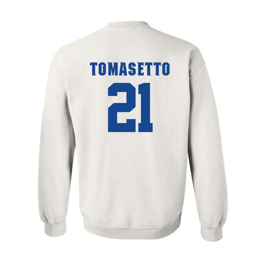 Seton Hall - NCAA Baseball : Nick Tomasetto - Replica Shersey Crewneck Sweatshirt-1