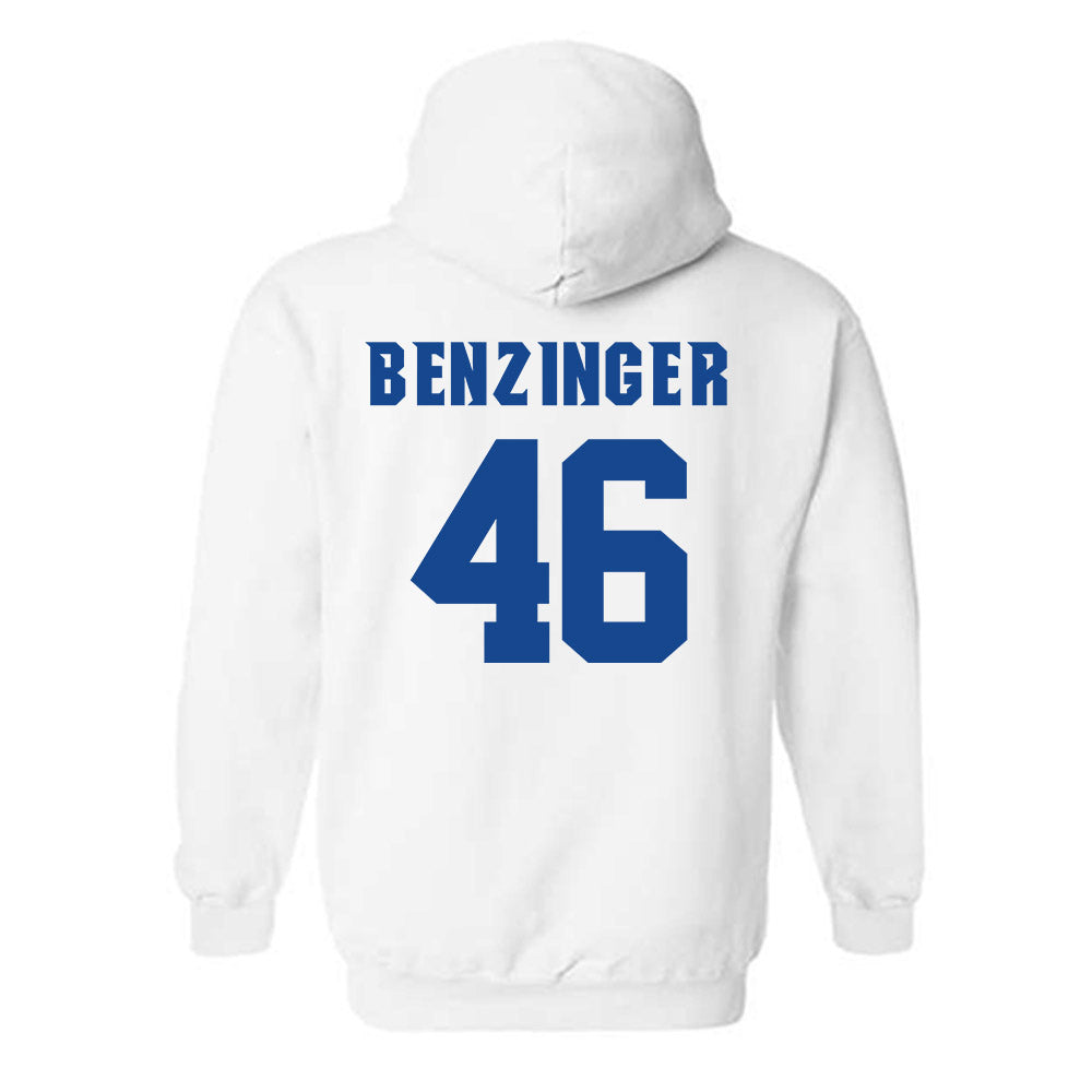 Seton Hall - NCAA Baseball : Derek Benzinger - Replica Shersey Hooded Sweatshirt-1