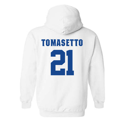 Seton Hall - NCAA Baseball : Nick Tomasetto - Replica Shersey Hooded Sweatshirt-1