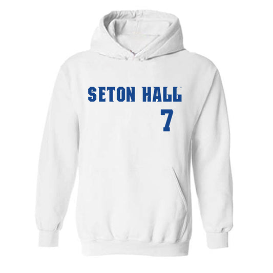 Seton Hall - NCAA Baseball : Stephen Curry - Replica Shersey Hooded Sweatshirt-0