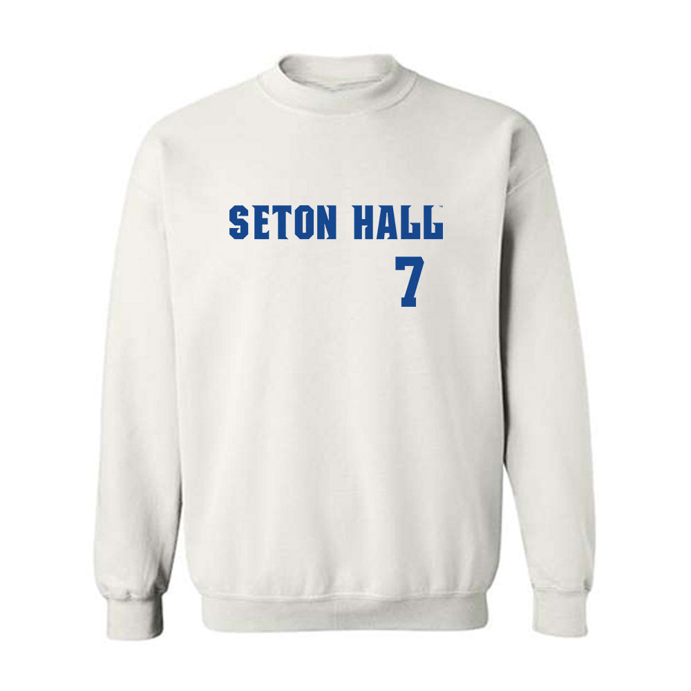Seton Hall - NCAA Baseball : Stephen Curry - Replica Shersey Crewneck Sweatshirt-0