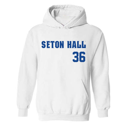 Seton Hall - NCAA Baseball : Magnus Krieger - Replica Shersey Hooded Sweatshirt-0