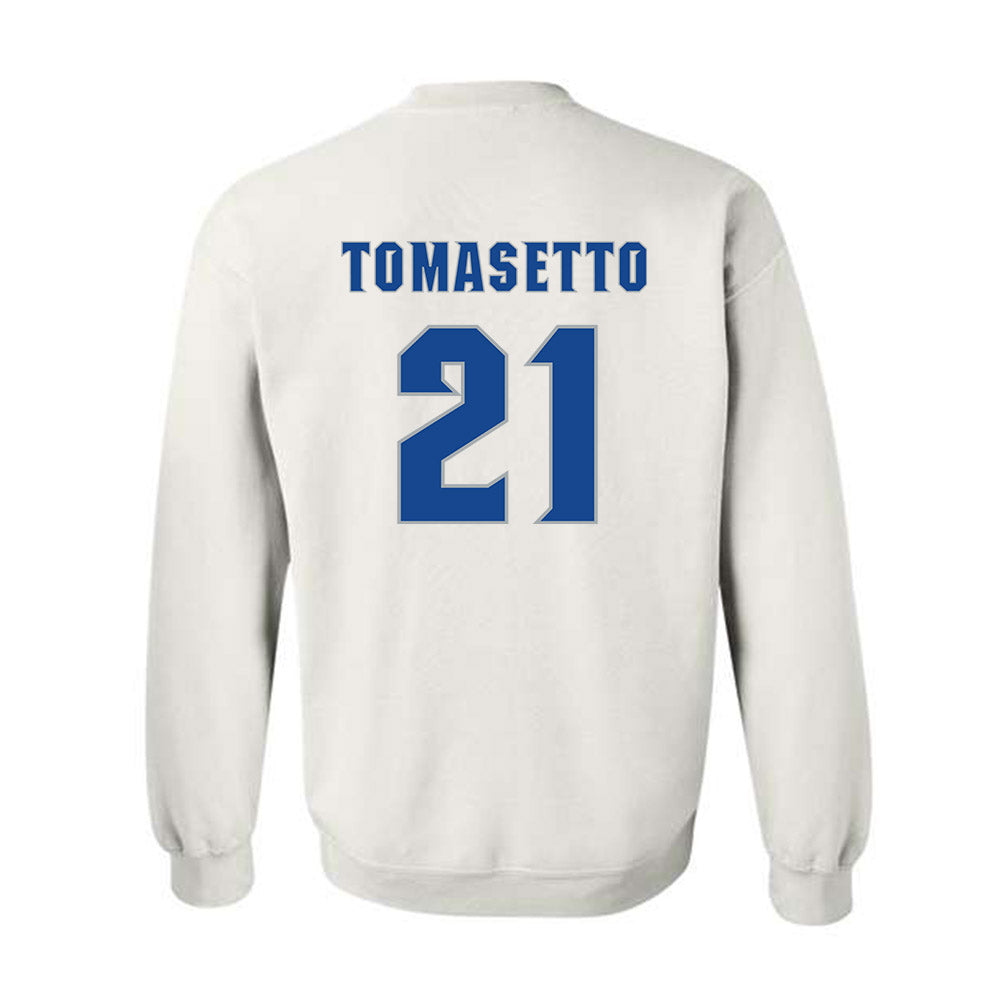 Seton Hall - NCAA Baseball : Nick Tomasetto - Replica Shersey Crewneck Sweatshirt-1