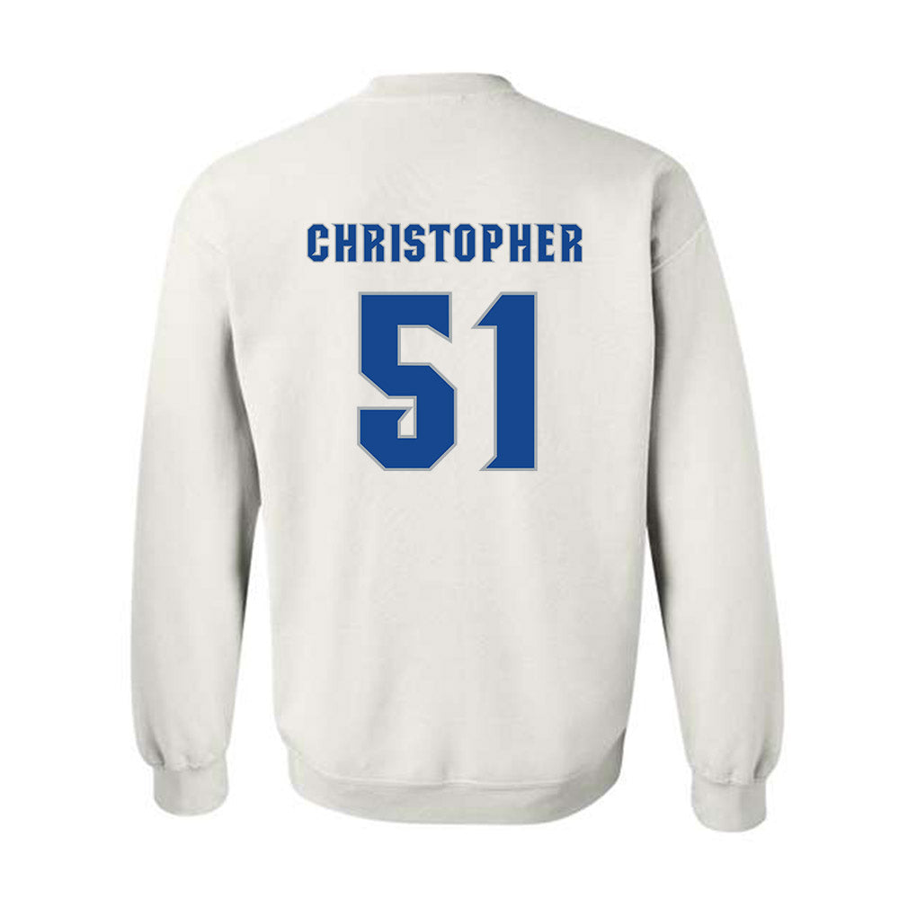 Seton Hall - NCAA Baseball : Mason Christopher - Replica Shersey Crewneck Sweatshirt-1