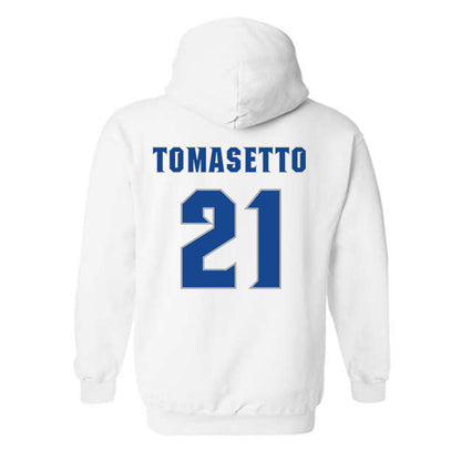 Seton Hall - NCAA Baseball : Nick Tomasetto - Replica Shersey Hooded Sweatshirt-1