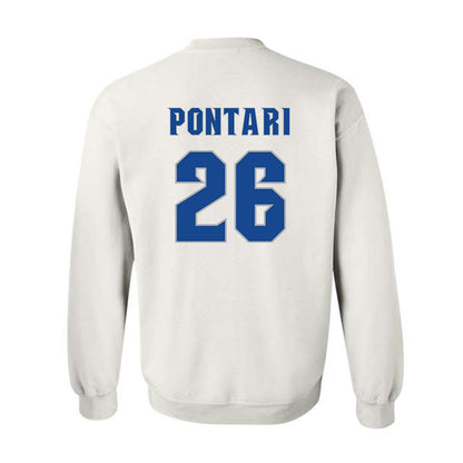 Seton Hall - NCAA Baseball : Matt Pontari - Replica Shersey Crewneck Sweatshirt-1